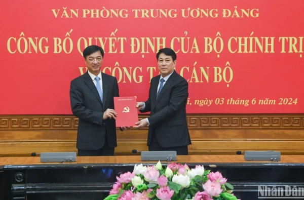 Hình ảnh cho bài viết Đồng chí Nguyễn Duy Ngọc giữ chức Chánh Văn phòng Trung ương Đảng