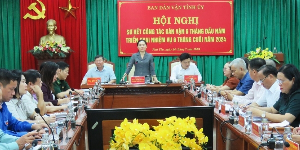 Hiển thị chi tiết cho Sơ kết công tác dân vận 6 tháng đầu năm 2024 Hình ảnh cho bài viết Sơ kết công tác dân vận 6 tháng đầu năm 2024