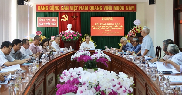 Hiển thị chi tiết cho Hội thảo về lịch sử ngành Tuyên giáo Đảng bộ tỉnh 1930-2020 Hình ảnh cho bài viết Hội thảo về lịch sử ngành Tuyên giáo Đảng bộ tỉnh 1930-2020