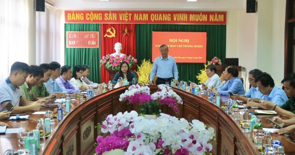 Hình ảnh cho bài viết Hội nghị giao ban báo chí tháng 10 năm 2024