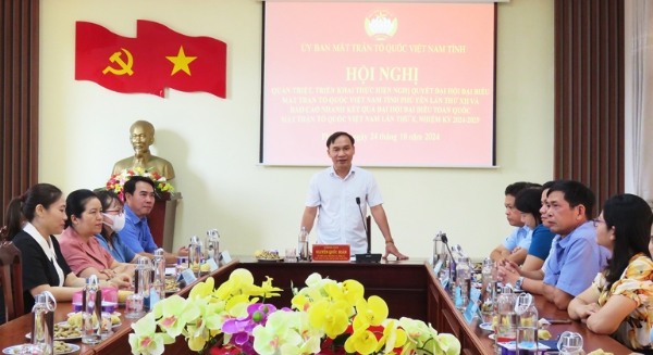 Hình ảnh cho bài viết Thông tin nhanh kết quả Đại hội đại biểu toàn quốc MTTQ Việt Nam lần thứ X