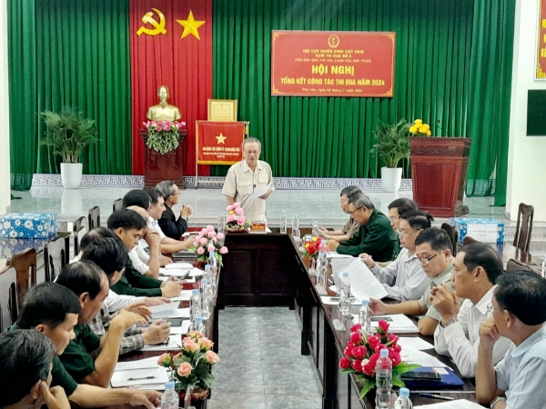 Hình ảnh cho bài viết Cụm thi đua số 9 Hội Cựu chiến binh Việt Nam tổng kết công tác thi đua năm 2024