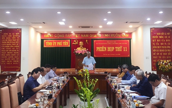 Hiển thị chi tiết cho Phú Yên: Ban Chỉ đạo phòng, chống tham nhũng, tiêu cực tỉnh tổ chức Phiên họp thứ 11 Hình ảnh cho bài viết Phú Yên: Ban Chỉ đạo phòng, chống tham nhũng, tiêu cực tỉnh tổ chức Phiên họp thứ 11