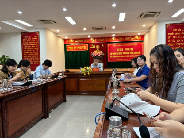 Hình ảnh cho bài viết Hội nghị trực tuyến tập huấn chế độ kế toán hành chính sự nghiệp