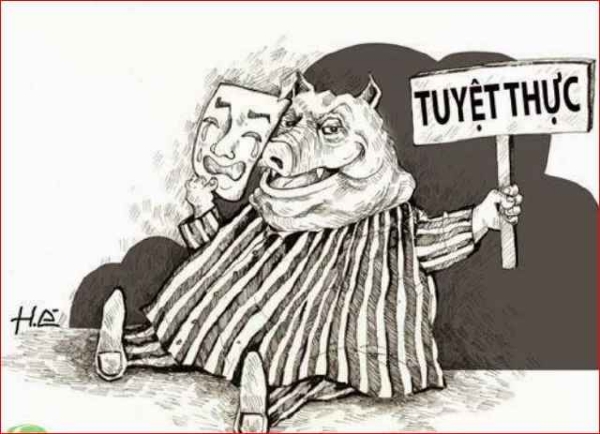 Hình ảnh cho bài viết Chiêu trò tuyệt thực không thể đánh lừa dư luận