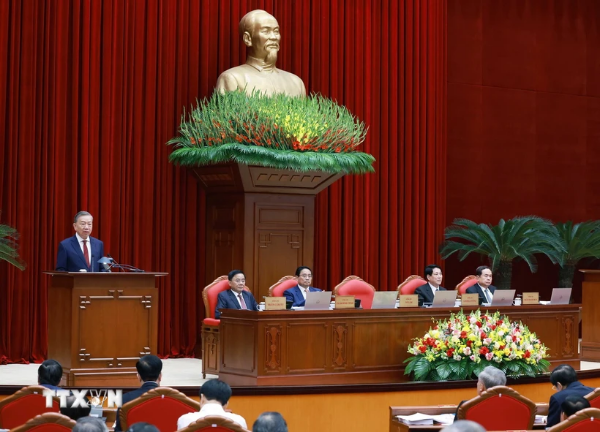 Hình ảnh cho bài viết Khai mạc Hội nghị TW khóa XIII, quyết định một số vấn đề về công tác cán bộ