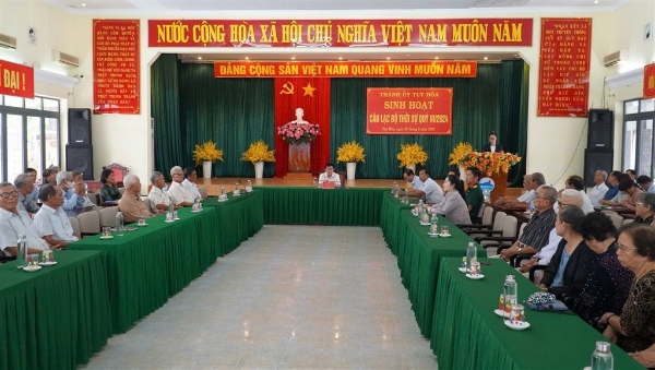 Hình ảnh cho bài viết Thành ủy Tuy Hòa: Tiếp tục nâng cao chất lượng, hiệu quả hoạt động tuyên truyền miệng năm 2024
