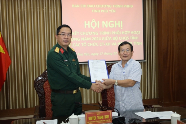 Hình ảnh cho bài viết Bộ Chỉ huy Quân sự tỉnh, các tổ chức chính trị-xã hội và Hội Chữ thập đỏ tỉnh ký kết Chương trình phối hợp hoạt động năm 2025 