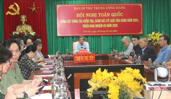 Hiển thị chi tiết cho Hội nghị toàn quốc tổng kết công tác kiểm tra, giám sát, kỷ luật của Đảng năm 2024 Hình ảnh cho bài viết Hội nghị toàn quốc tổng kết công tác kiểm tra, giám sát, kỷ luật của Đảng năm 2024