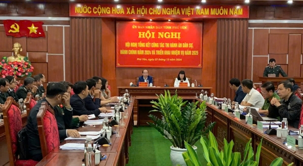 Hiển thị chi tiết cho Phú Yên tổng kết công tác thi hành án dân sự, thi hành án hành chính năm 2024 và triển khai nhiệm vụ năm 2025 Hình ảnh cho bài viết Phú Yên tổng kết công tác thi hành án dân sự, thi hành án hành chính năm 2024 và triển khai nhiệm vụ năm 2025