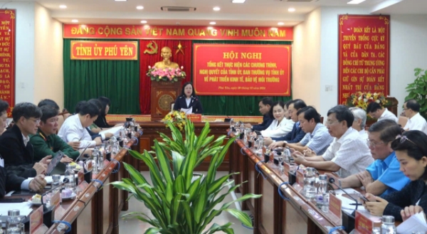 Hình ảnh cho bài viết Phú Yên: Tiếp tục thực hiện tốt công tác bảo vệ môi trường, phát triển kinh tế biển, đẩy mạnh công nghiệp hóa, hiện đại hóa, gắn với ứng dụng các tiến bộ khoa học và công nghệ, đổi mới sáng tạo