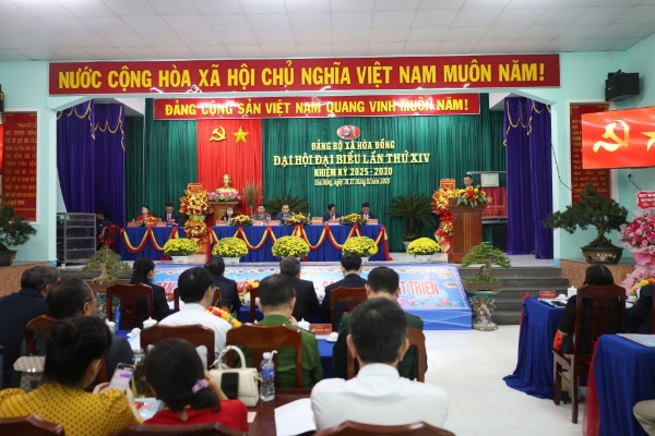 Hình ảnh cho bài viết Đảng bộ xã Hòa Đồng: Hai đột phá phát triển nhiệm kỳ 2025-2030