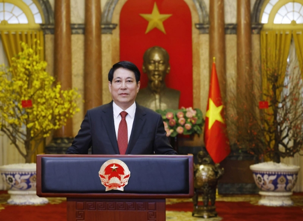 Hình ảnh cho bài viết Thông điệp chúc Tết Ất Tỵ 2025 của Chủ tịch nước Lương Cường