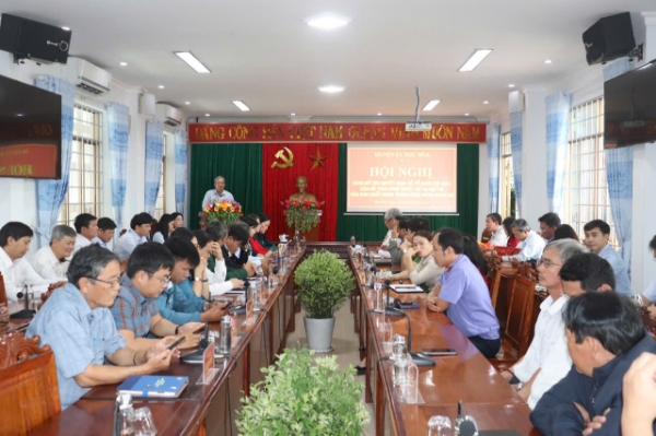 Hình ảnh cho bài viết Phú Hòa: Hội nghị công bố các quyết định về tổ chức bộ máy, cán bộ theo Nghị quyết số 18-NQ/TW