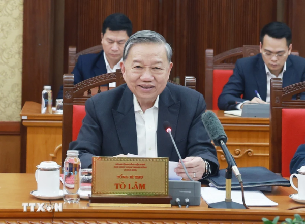 Hình ảnh cho bài viết Tổng Bí thư: Cơ hội rất lớn thúc đẩy đổi mới sáng tạo, chuyển đổi số đưa đất nước phát triển