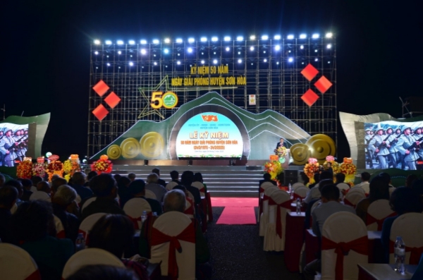 Hình ảnh cho bài viết Lễ kỷ niệm 50 năm giải phóng huyện Sơn Hòa