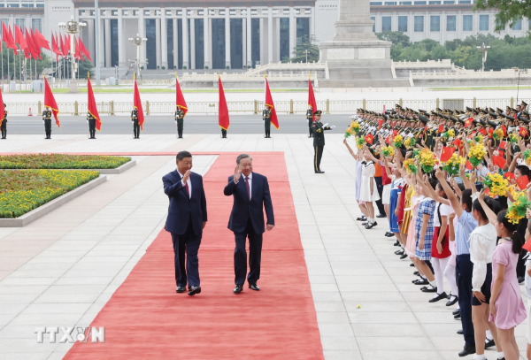 Hình ảnh cho bài viết Tổng Bí thư Tô Lâm: Chung tay mở ra kỷ nguyên phát triển mới quan hệ hữu nghị Việt Nam-Trung Quốc