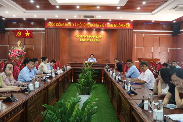 Hình ảnh cho bài viết Đảng ủy UBND tỉnh Phú Yên kết nối đường truyền trực tuyến Hội nghị toàn quốc nghiên cứu, quán triệt Nghị quyết Hội nghị lần thứ 11 Ban Chấp hành Trung ương Đảng khóa XIII