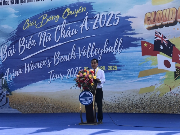 Hình ảnh cho bài viết Khai mạc Giải Bóng chuyền bãi biển nữ châu Á năm 2025 - Cloud Gate Cup tại Phú Yên