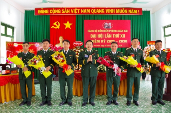 Hình ảnh cho bài viết Đại hội Đảng bộ Đồn Biên phòng Xuân Đài nhiệm kỳ 2025-2030
