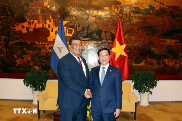 Hình ảnh cho bài viết Phó Thủ tướng Bùi Thanh Sơn tiếp Bộ trưởng Nicaragua và Algeria