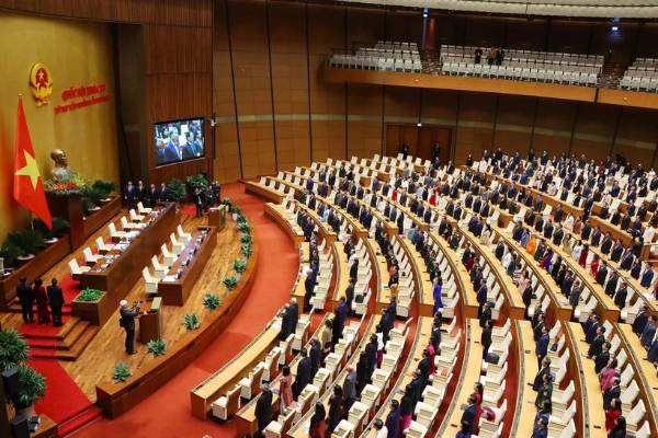 Hình ảnh cho bài viết Sáng 5/5, Quốc hội khai mạc trọng thể Kỳ họp thứ 9