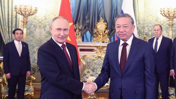 Hình ảnh cho bài viết Tuyên bố chung về những định hướng lớn của quan hệ Đối tác chiến lược toàn diện Việt Nam-Nga trong giai đoạn hợp tác mới