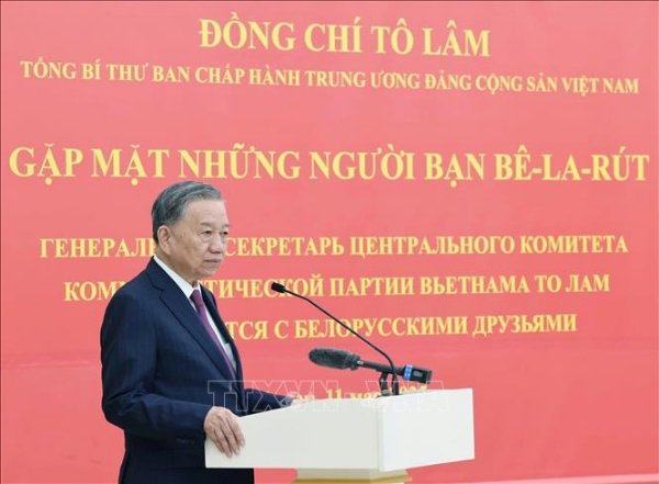 Hình ảnh cho bài viết Tổng Bí thư Tô Lâm: Vun đắp tình hữu nghị Việt Nam-Belarus ngày càng bền chặt
