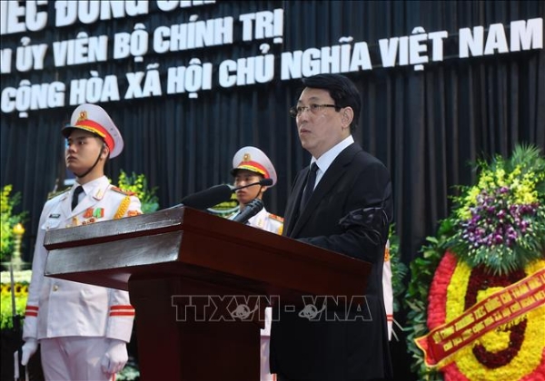 Hình ảnh cho bài viết Toàn văn lời điếu tại Lễ truy điệu nguyên Chủ tịch nước Trần Đức Lương