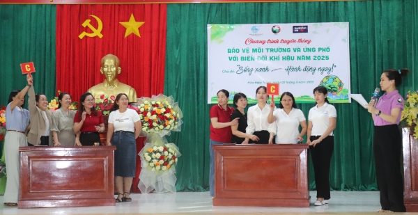 Hình ảnh cho bài viết Tổng kết dự án “Phát triển năng lực của tổ chức Hội Liên hiệp phụ nữ về bảo vệ môi trường và giảm thiểu biến đổi khí hậu”